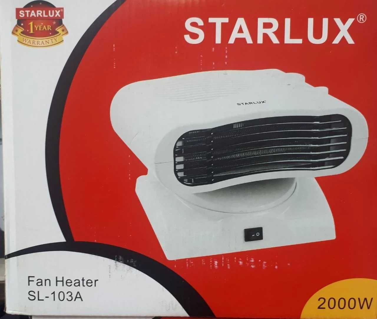 24/7 Тепловентилятор Starlux SL103A белый (Есть Яндекс Доставка)