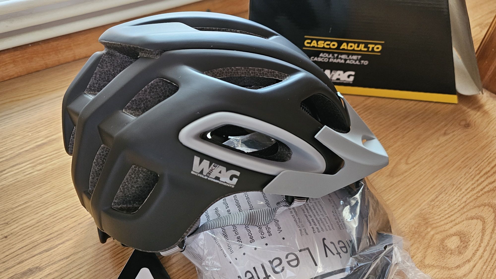 Casca bicicleta/Helmet WAG Black/Grey Marime M (55-61cm)