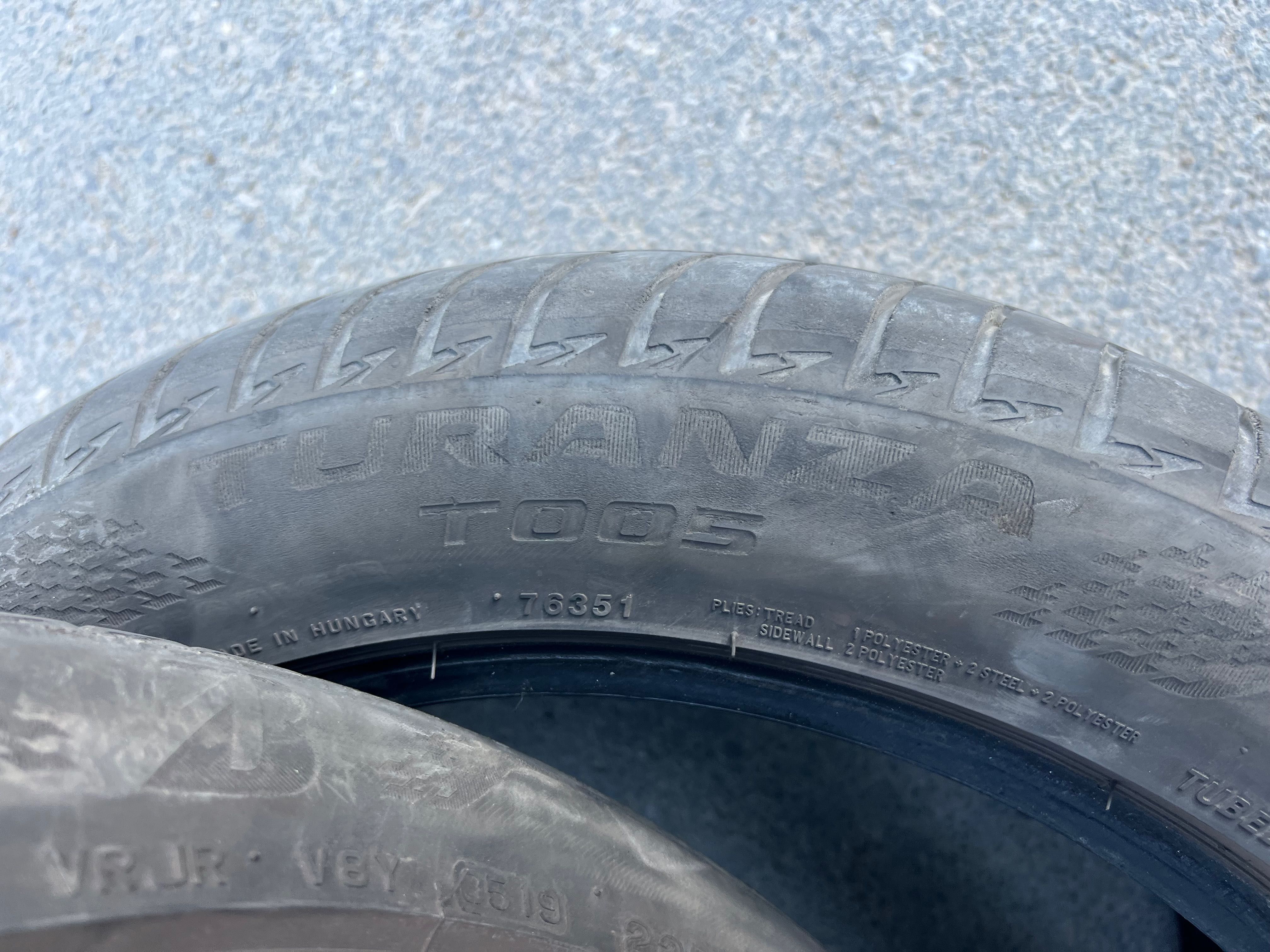 Bridgestone turanza t005 run flat 225/50 r17