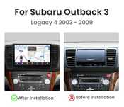 Андроид навигация Субару Легаси 2005 Awesafe Android Car 4gb, 4g+wifi