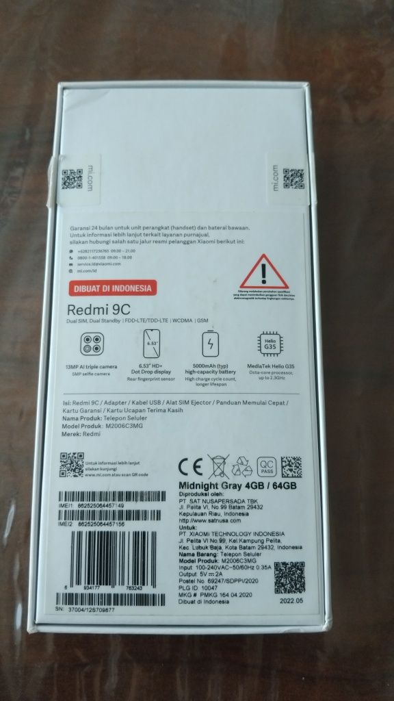 Redmi 9C 4+1 aperativka 64gb xotira