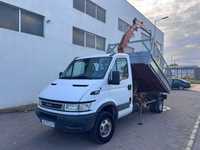 Iveco Daily 35c15 basculabil cu macara