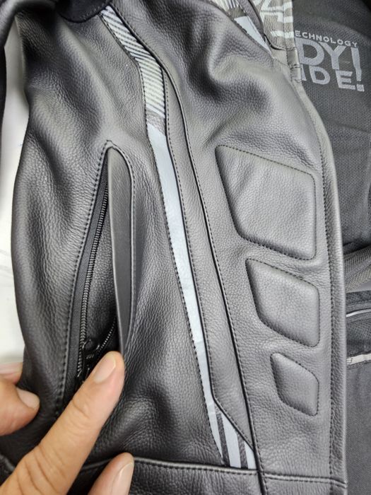 Geacă moto din piele Ozone L