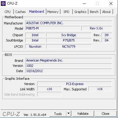 Компьютер Asus P8B75-M, i3-3225, DDR3-12Gb, Nvidia 960-4Gb, SSD-256Gb