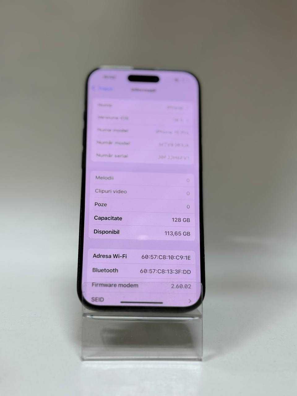 Telefon Apple Iphone 15 Pro 128 GB - Cod 95747