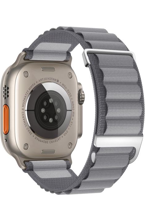 Curea Husa Nylon Double Metal Double Compatibila Ceas Apple Watch