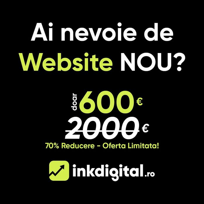 WebSite de Prezentare Ieftin pentru Afacere