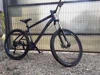 Bicicletă MTB BTWIN Rockrider,520' 27.5”, 24 viteze, frâne pe disc, su