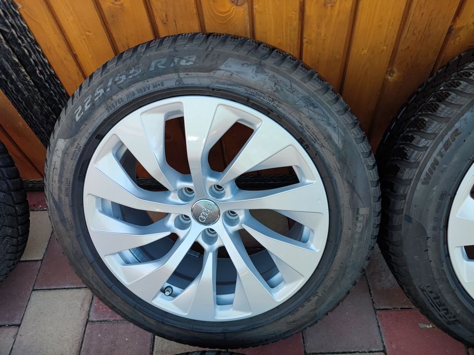 Jante-anvelope originale audi A7 A6 A5 A4 225 55R18 Pirelli iarna 2021