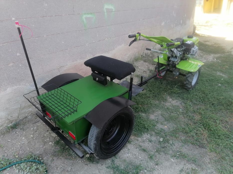 Ремарке за мотофреза със спирачки