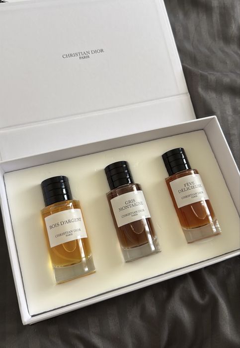 Christian Dior set - Bois d’argent, Gris, Feve Delicieuse sigilat