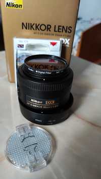 Obiectiv foto fix Nikon 35mm f/1.8G AF-S DX