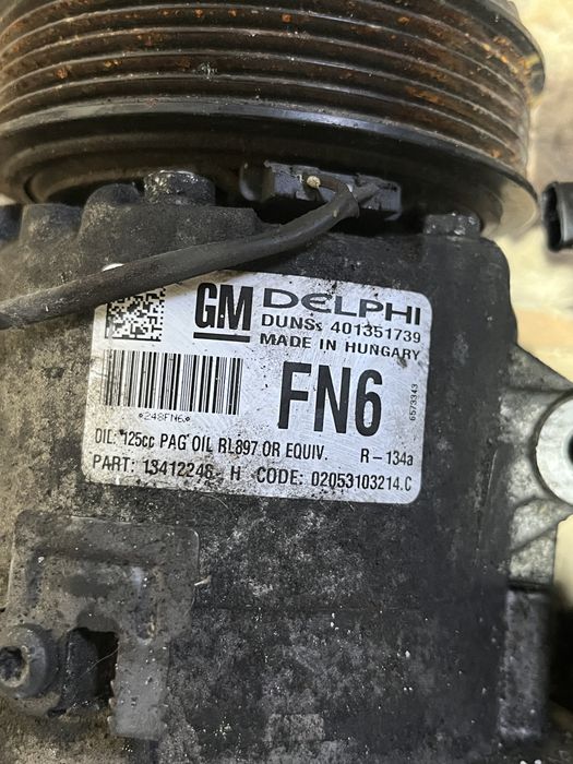Compresor AC Opel 1.7 cdti Astra J/Mokka/Zafira /Meriva2 401351739 FN6