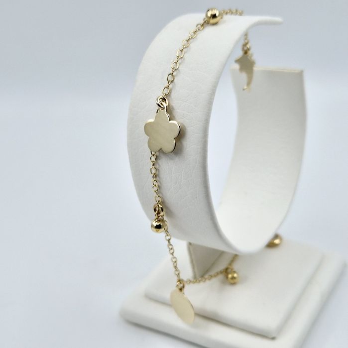 Bratara din aur de 14k pentru picior, 3.63g | GlobalCash.ro #LU27203