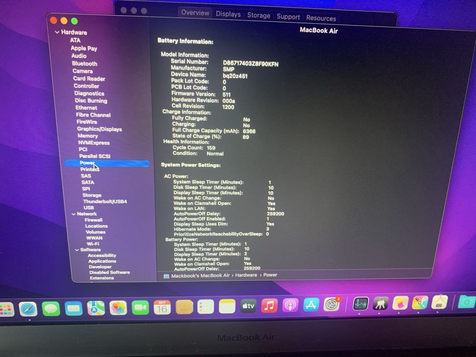 Vand macbook air 13 2017