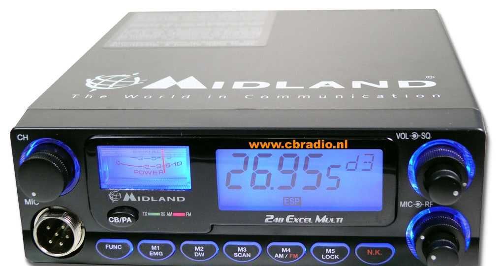 Statie radio Midland Alan 248XL + antenă