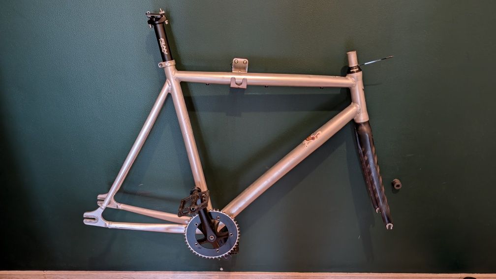 Cadru aluminiu Drag Pista XL cu furca carbon Colossi