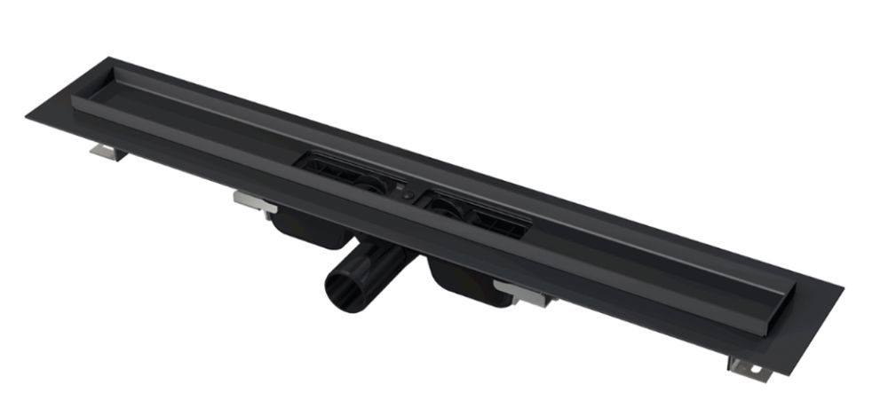 Линеен сифон с клапа 650мм  - Alcaplast APZ10 Black