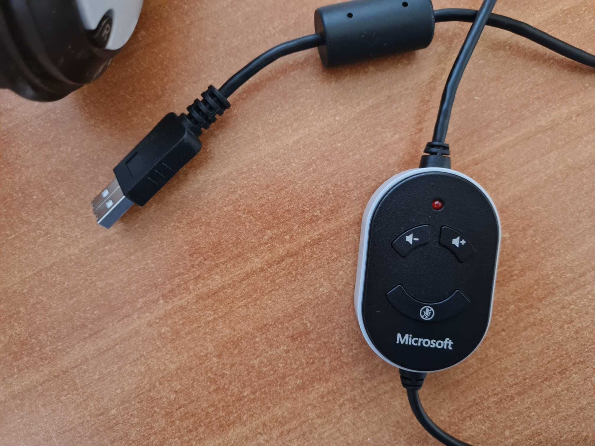 Casti cu microfon Microsoft LifeChat LX-3000 cu fir, USB