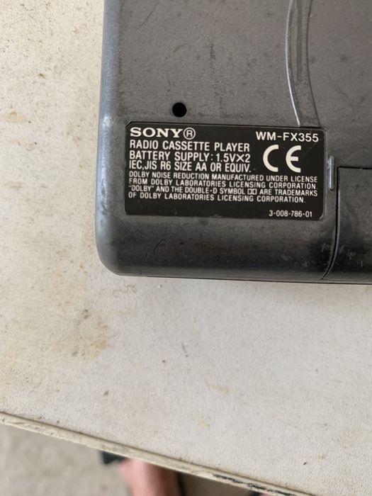 Sony stereo cassette