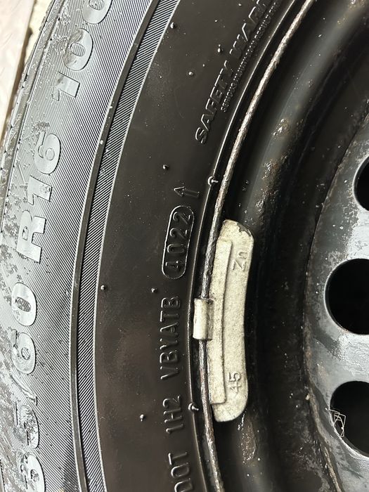 Jante tabla cu cauciucuri de iarna Ford