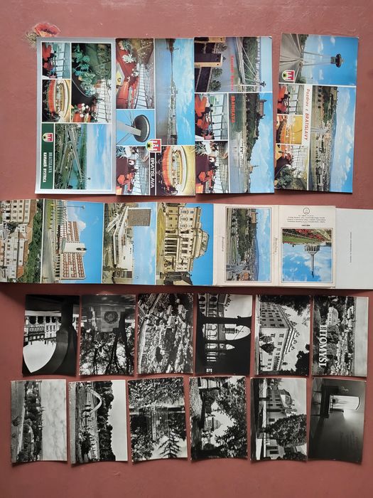 Lot 135 cărți poștale tematici diverse, 1970-1980, alb-negru și color