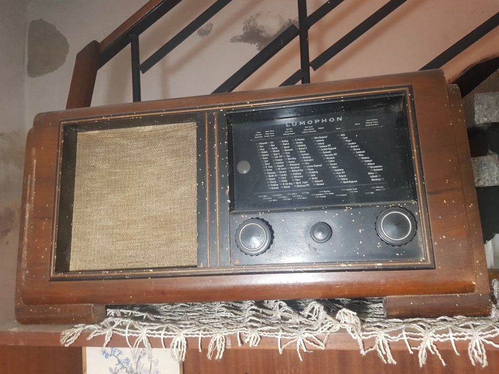 Радио Lumophon, работещо, но без кабел