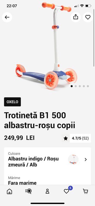 Vand Trotineta Role OXELO copii