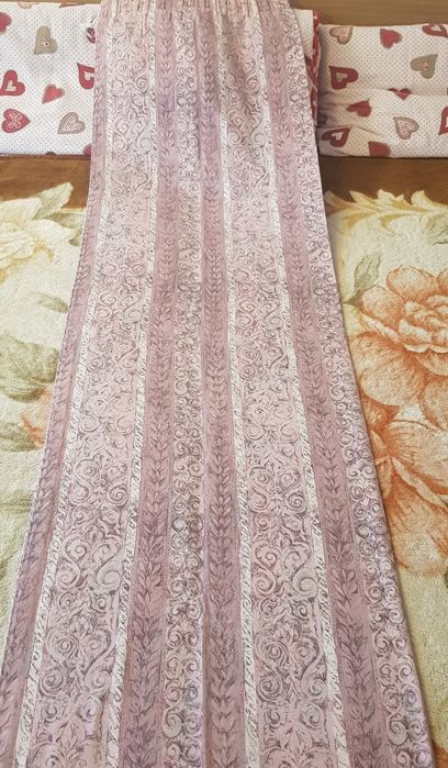 Draperie lungă,bumbac 100%,înălțime 215 cm×113 cm lățime,U.K.