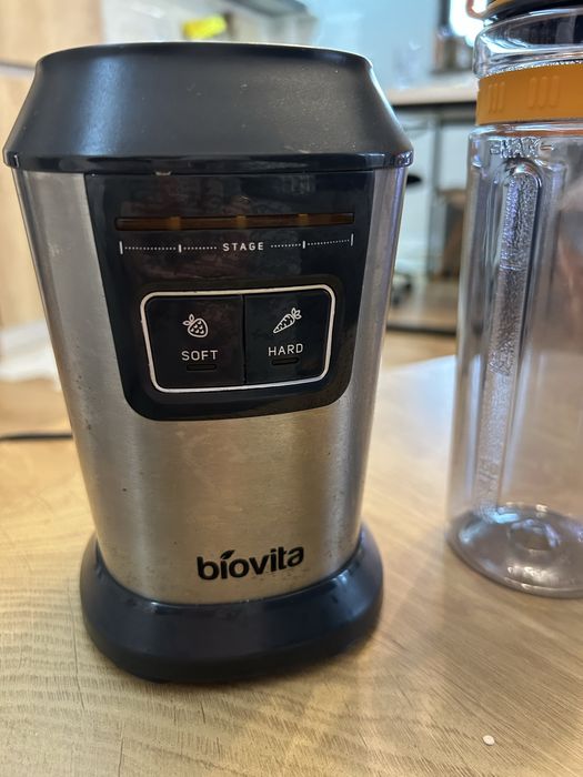 Blender Biovita Legend-800, 2 vase x 0.6 L, putere 800W, Inox
