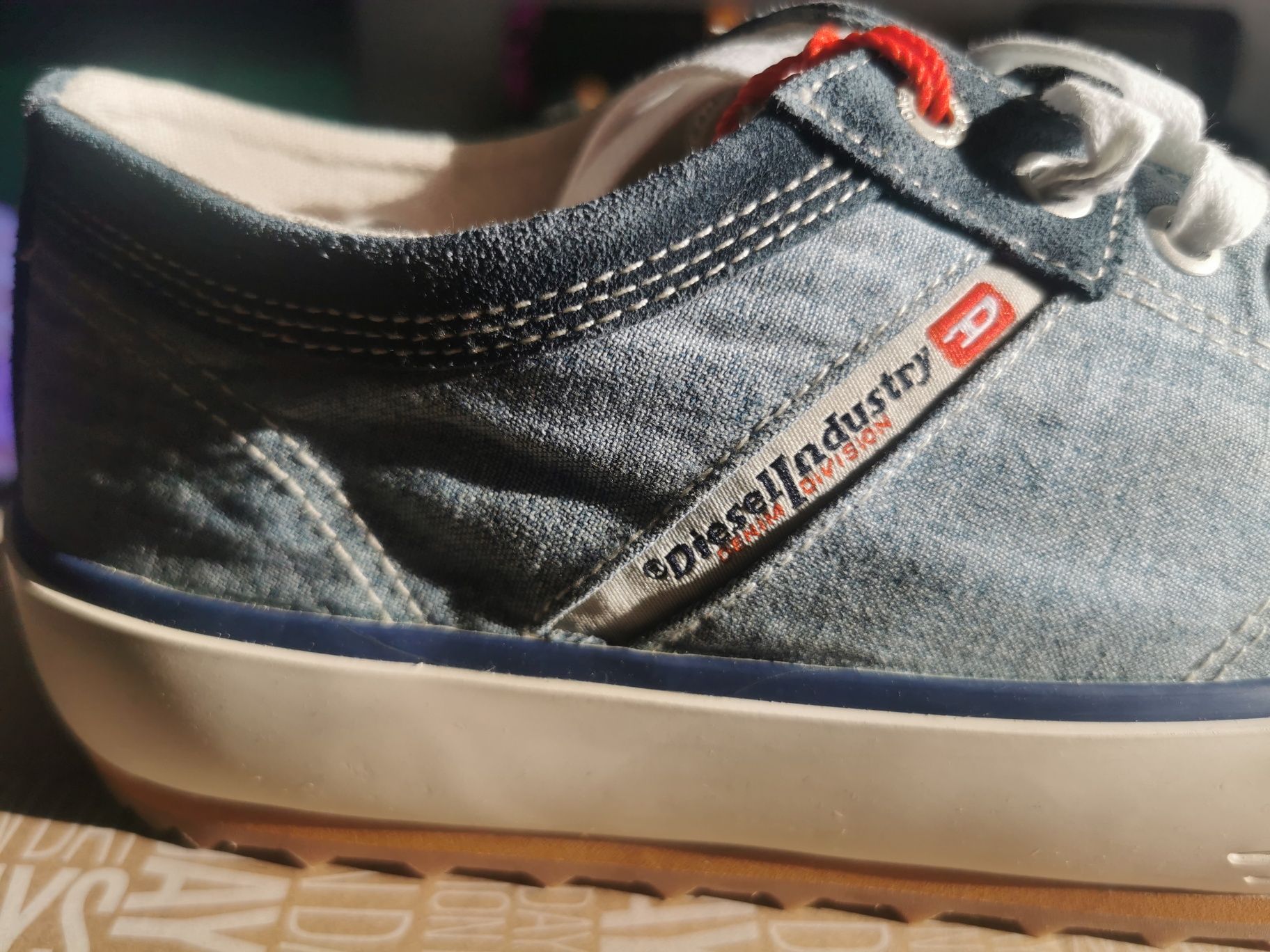 Diesel S Principia Low X Denim Light Blue/Vintage Indigo