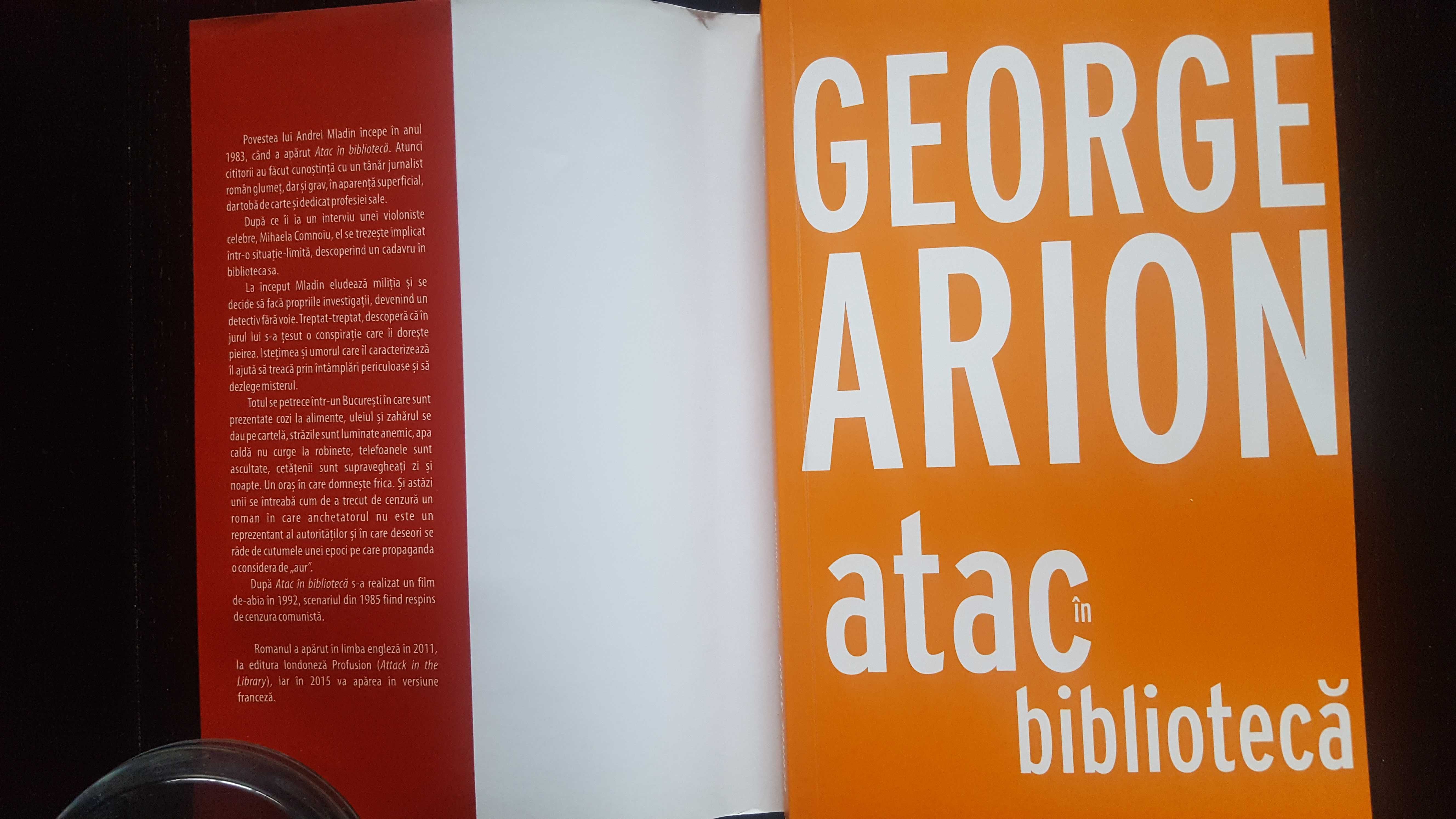 GEORGE ARION - Atac in biblioteca (roman politist)