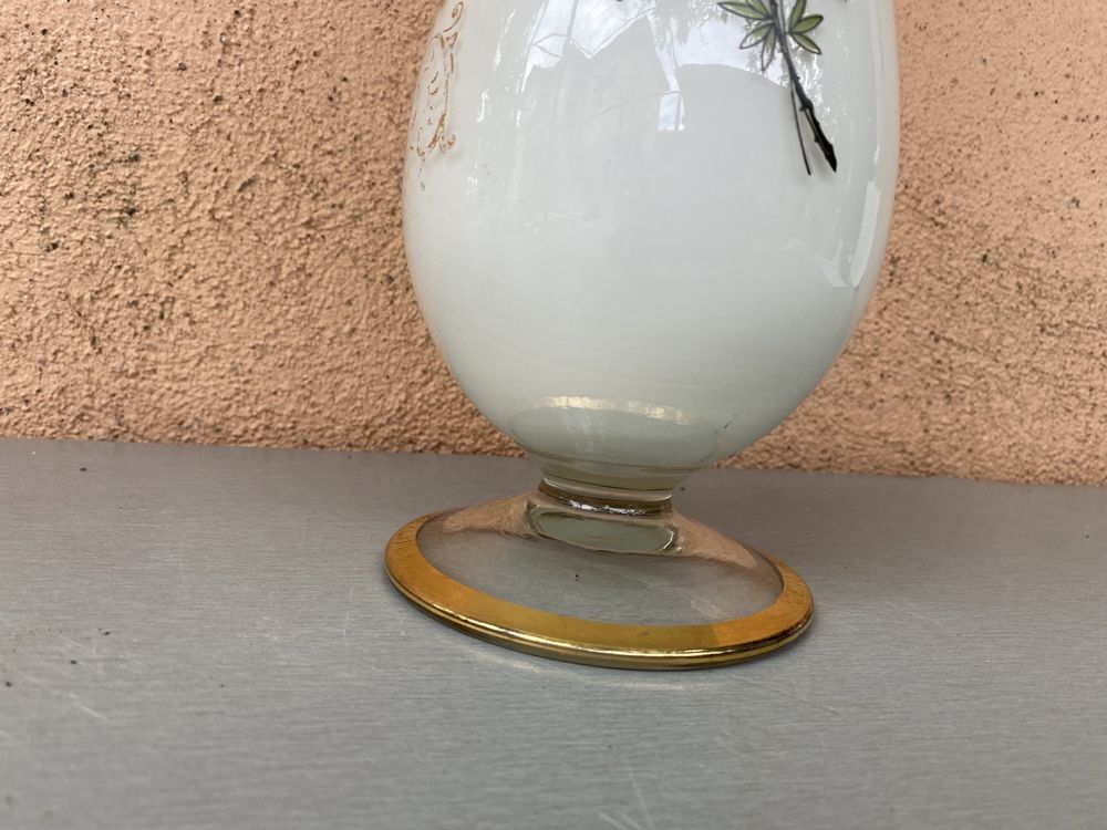 Италианска ваза - кана от мурано стъкло
