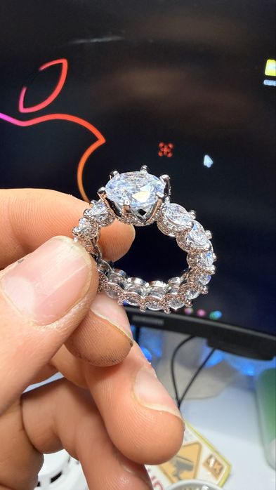 Inel otel inoxidabil, cutie cu led