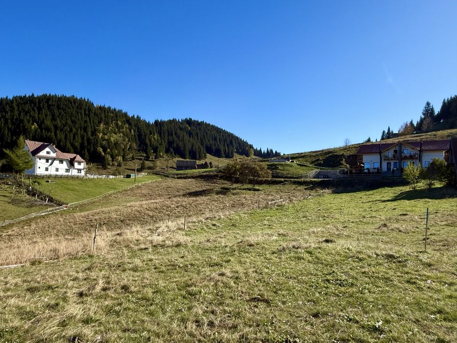 Teren intravilan 8400 mp, Fundata, 10 km distanta fata de Bran Moieciu