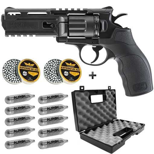 HDR ~ VARIANTA EXTREMA ~ Max JOULI Pistol cu CO2 50mm Auto Aparare