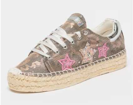 Espadrile textile cu model Replay