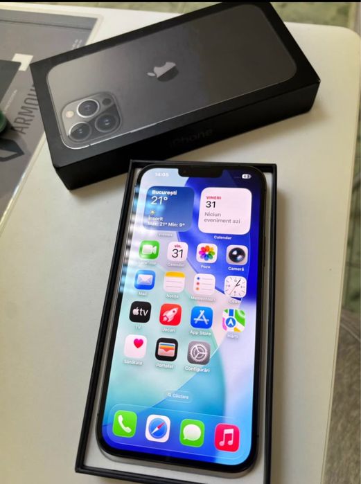 Vand iphone 13 pro Max la cutie stare foarte buna de functionare