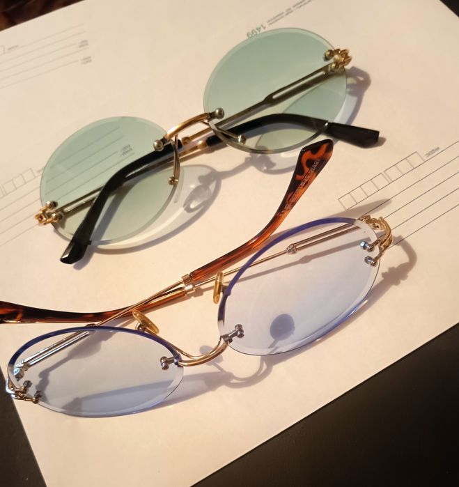 Очки солнцезащитные пляжные цветные