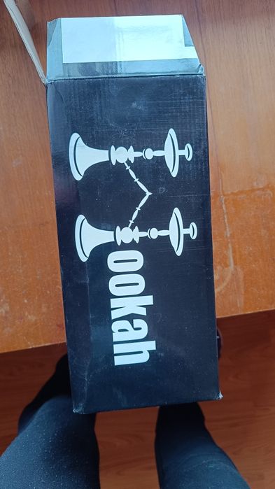 Narghilea Hookah nouă nescoasă din cutie 30cm inaltime