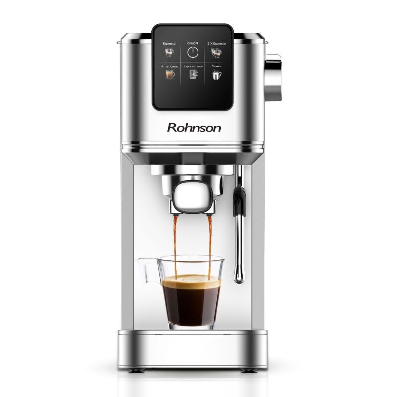 Нова еспресо слим кафе машина hot&cold Rohnson R98016