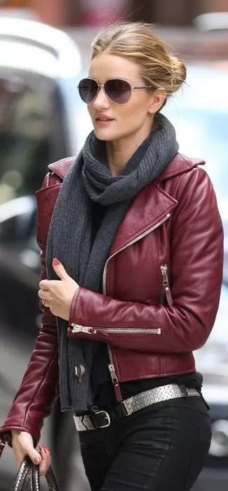 AllSaints Balfern Дамско Кожено яке Естествена Овча Кожа Кафяво Small
