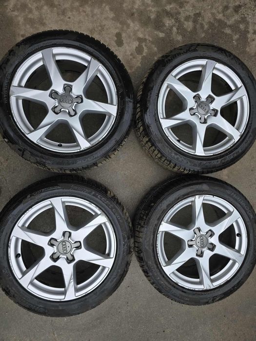 Джанти 5х112 17 със отлични зимни гуми