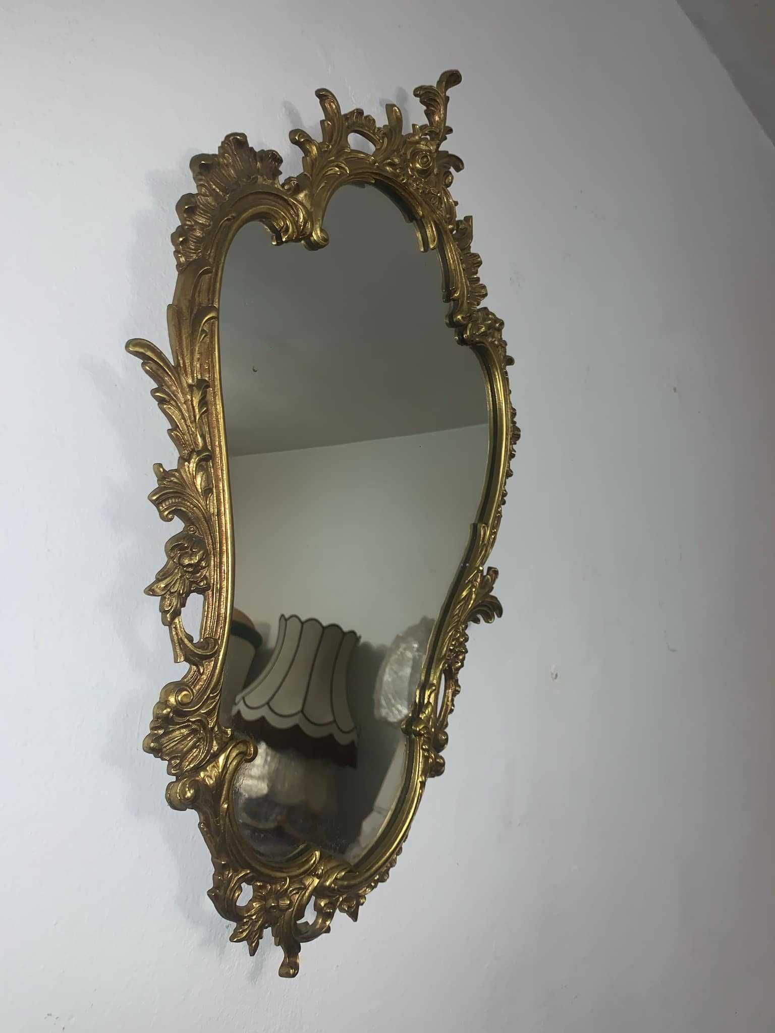 Set oglinda cu consola bronz
