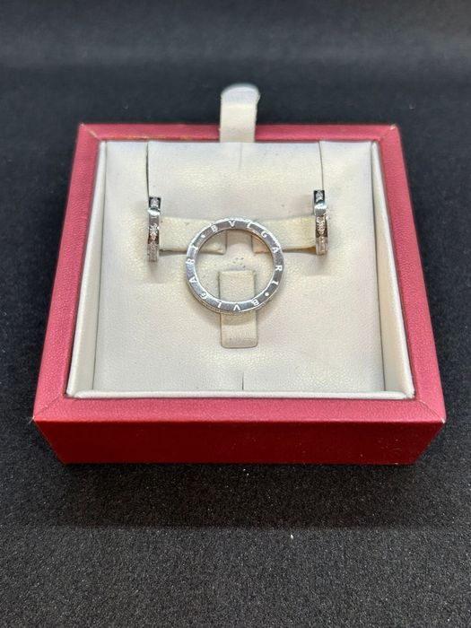 Серебряный комплект Италия Bvlgari- родированное серебро, не темнеет