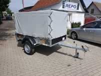 Remorca Rotaru Trailers M2 cu Prelata 750 kg 2m/1,15m