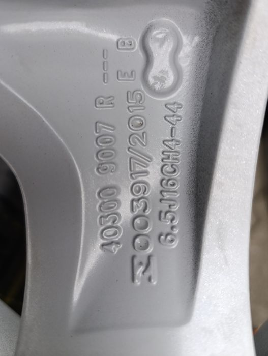 Jante originale 16'' Renault Clio, Dacia Logan, Sandero, Jogger