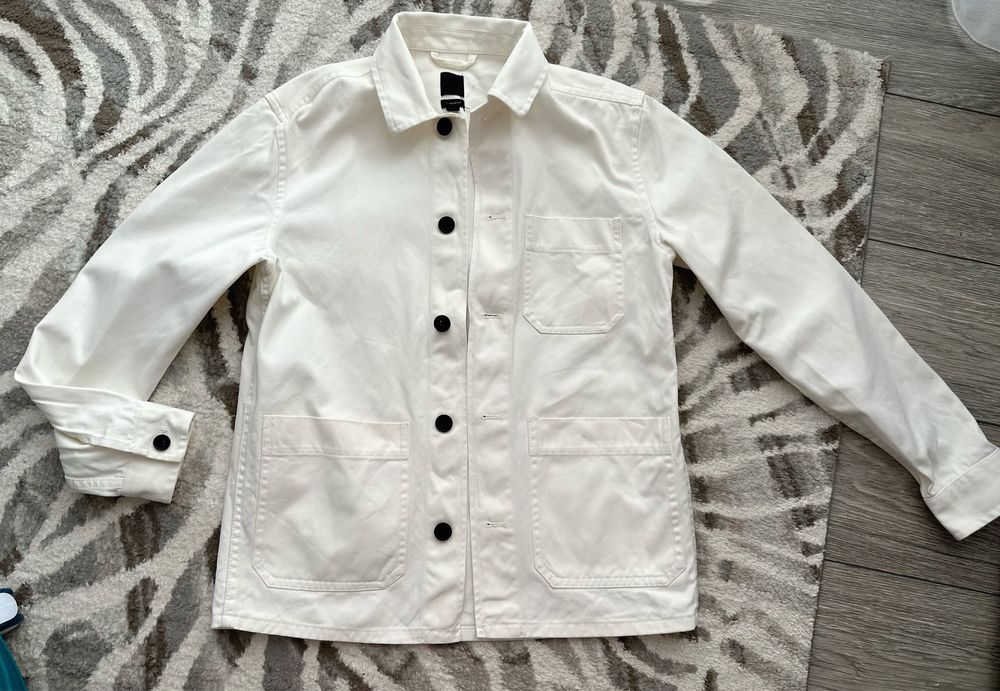 Geaca albă Denim H&M