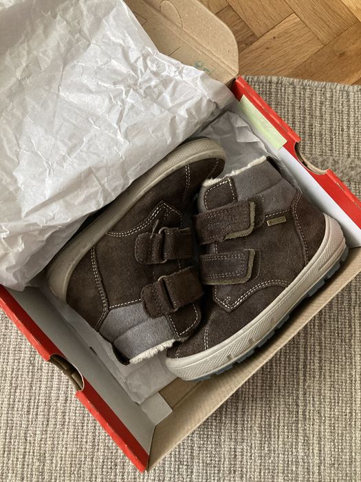 Чисто нови детски ботуши от естествен велур, 27 номер