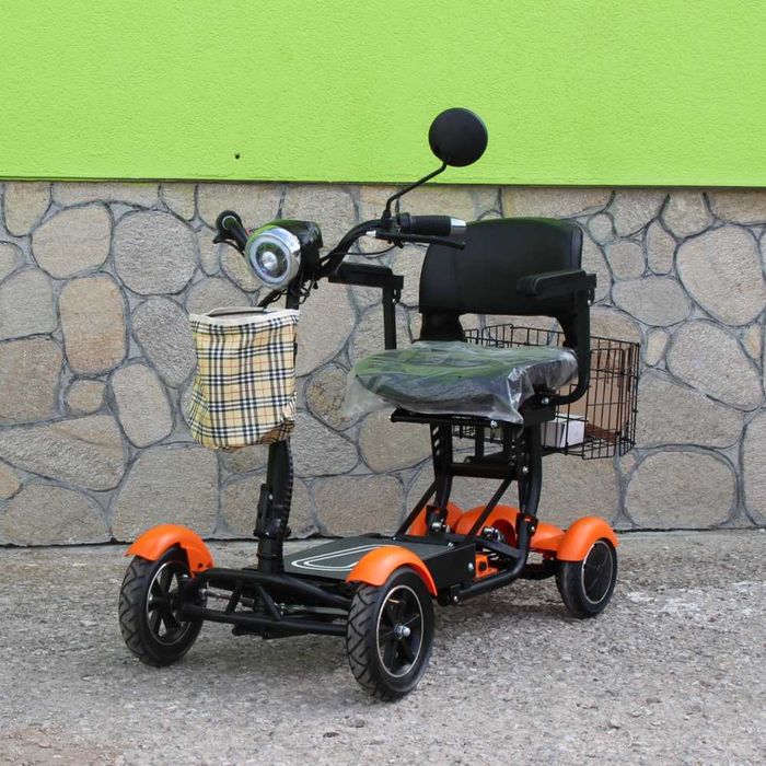 Сгъваема електрическа четириколка MaxMotors Orange